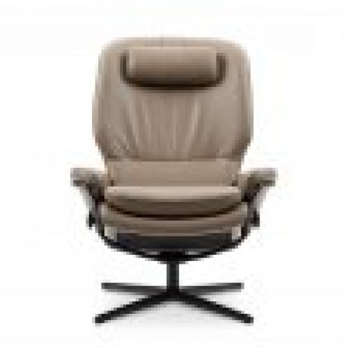 Stressless Rome HB Cross Paloma Dark Mushroom Black 02