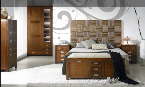 dormitorio rattan